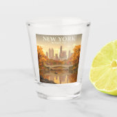 Verre A Shot Vintage New York (Devant)