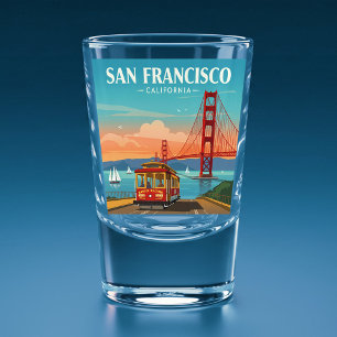Verre A Shot Vintage San Francisco Californie