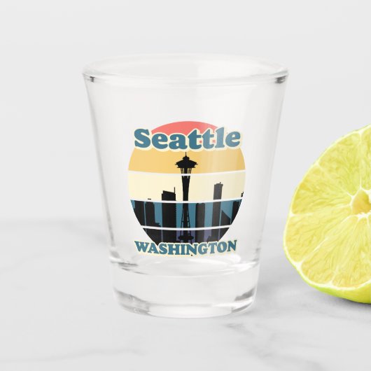 Verre A Shot Vintage Seattle Washington (Devant)