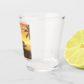 Verre A Shot Vintage St Augustine Floride (Droite)