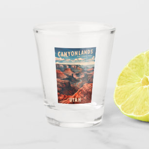 Verre A Shot Vintage voyage Canyonlands National Park Utah