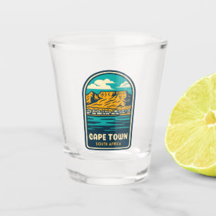 Verre A Shot Vintage voyage rétro Cap Afrique du Sud
