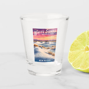 Verre A Shot Vintage voyage White Sands National Park Retro