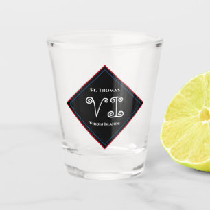 Verre A Shot Virgin Islands USVI St Thomas Personnaliser