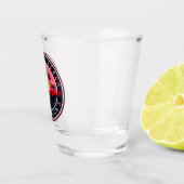 Verre A Shot Virginia Beach USA Retro Sunset Souvenirs 80s (Droite)