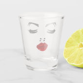 Verre A Shot Visage élégant (Dos)