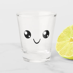 Verre A Shot Visage souriant