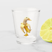 Verre A Shot Vitrage Banana Canard mème (Devant)