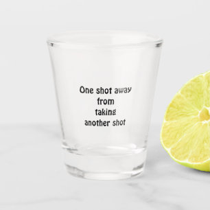 Verre A Shot vitre à fond
