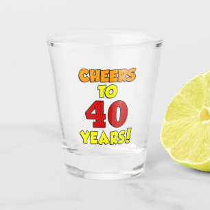 Verre A Shot Vitre Couleur À 40 Ans