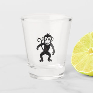 Verre A Shot Vitre de capture de singe