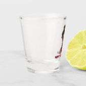 Verre A Shot Vitre de prise de Noël rustique (Gauche)