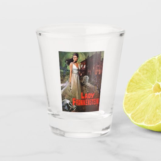 Verre A Shot Vitre Lady Frankenstein (Devant)