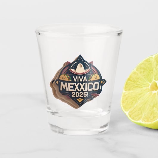Verre A Shot Viva Mexico (Devant)