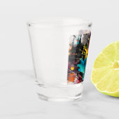 Verre A Shot Vivid Chaos Splash Graffiti (Gauche)