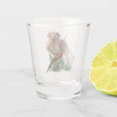 Verre A Shot Vizsla Art hongrois (Dos)