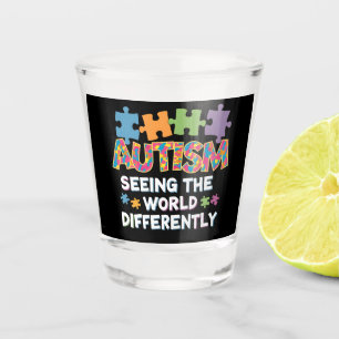 Verre A Shot Voir le monde différemment Sensibilisation à l'aut