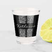 Verre A Shot Voiture Lover Silver Parties scintillant Stripes N (Devant)