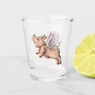 Verre A Shot Voler des porcs