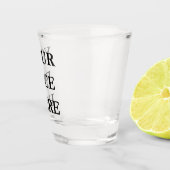 Verre A Shot Votre visage personnalisé (Droite)