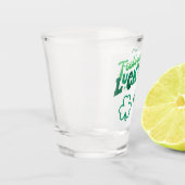 Verre A Shot Vous sentez chanceux avec un pot d'or (Gauche)