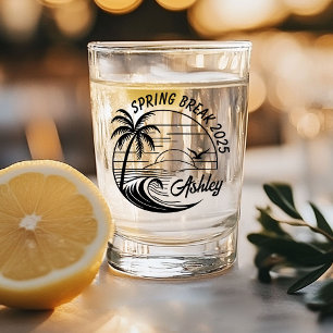 Verre A Shot Voyage de filles personnalisé pour les vacances de