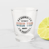 Verre A Shot Voyage de filles sur mesure en cours Dégradé amusa (Devant)