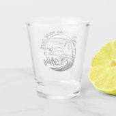 Verre A Shot Voyage de rupture printanière sur mesure Filles Fu (Dos)