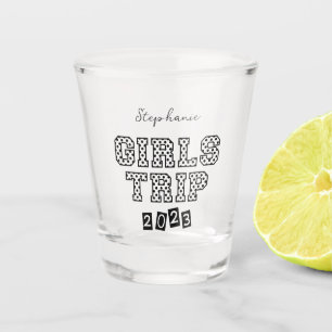 Verre A Shot Voyage Filles 2023 Filles Week-end Vacances