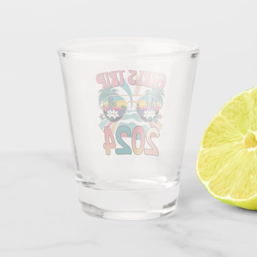 Verre A Shot Voyage super pour filles 2024 Week-end Summer Beac (Dos)