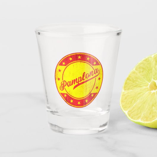 Verre A Shot Voyageur mondial - Pampelune, Espagne (Devant)