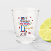 Verre A Shot VOYELLE DIACRITIQUE DE Las Vegas Nevada BAIE (Devant)