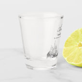 Verre A Shot Washington DC Wedding Favor Personnalisé (Gauche)
