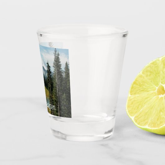 Verre A Shot Washington Pittoresque Mount Rainier Paysage photo (Droite)
