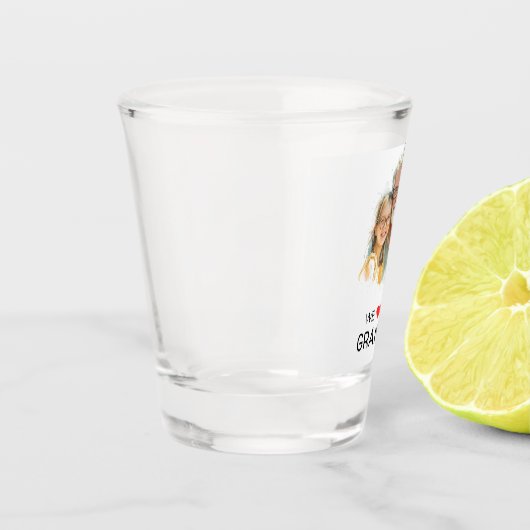 Verre A Shot We Love You Grandpa Shot Glass | Custom Photo (Gauche)