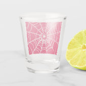 Verre A Shot Web rose (Dos)