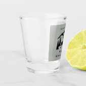 Verre A Shot Week-end de chasse au buck en gris rustique pour c (Gauche)