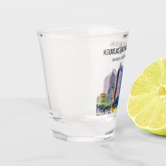 Verre A Shot Week-end San Diego Bachelorette (Gauche)