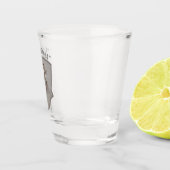 Verre A Shot Weimaraner (Droite)