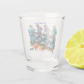 Verre A Shot Western Cowboy Cuisine sur BBQ Pit Custom (Dos)