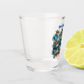 Verre A Shot Western Cowboy Cuisine sur BBQ Pit Custom (Gauche)