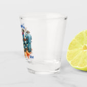 Verre A Shot Western Cowboy Cuisine sur BBQ Pit Custom (Droite)