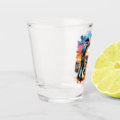 Verre A Shot Western Cowboy Cuisine sur BBQ Pit Custom (Gauche)
