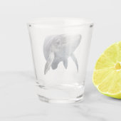 Verre A Shot Whale Art Ocean Beach (Dos)
