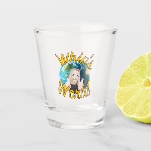Verre A Shot Whip's World Shot Glass (Devant)