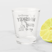 Verre A Shot whisky amusant mot art boire (Dos)