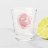 Verre A Shot Wild Wolf Whirling transparent (Dos)