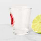 Verre A Shot Wild Wolf Whirling transparent (Droite)