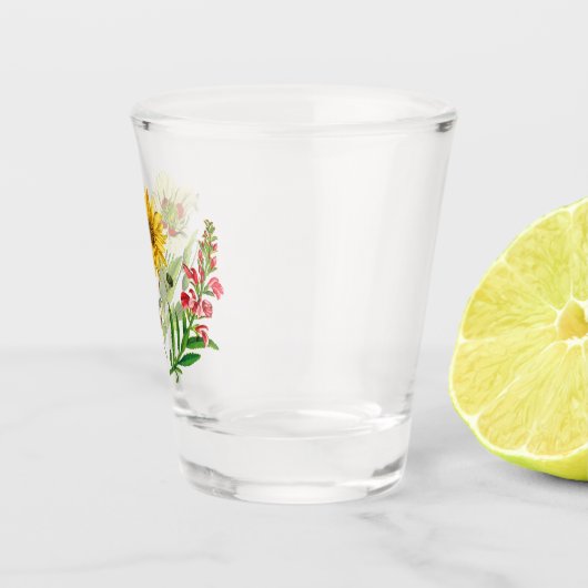 Verre A Shot Wildflower Boho Rustic (Droite)