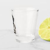 Verre A Shot Will Work for Bananas - Humorous Monkey Sketch (Droite)